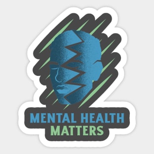 Awareness Mental Health Matters Sticker